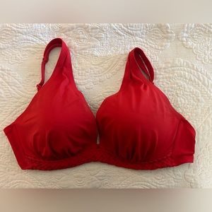 38DD Red Bikini Top